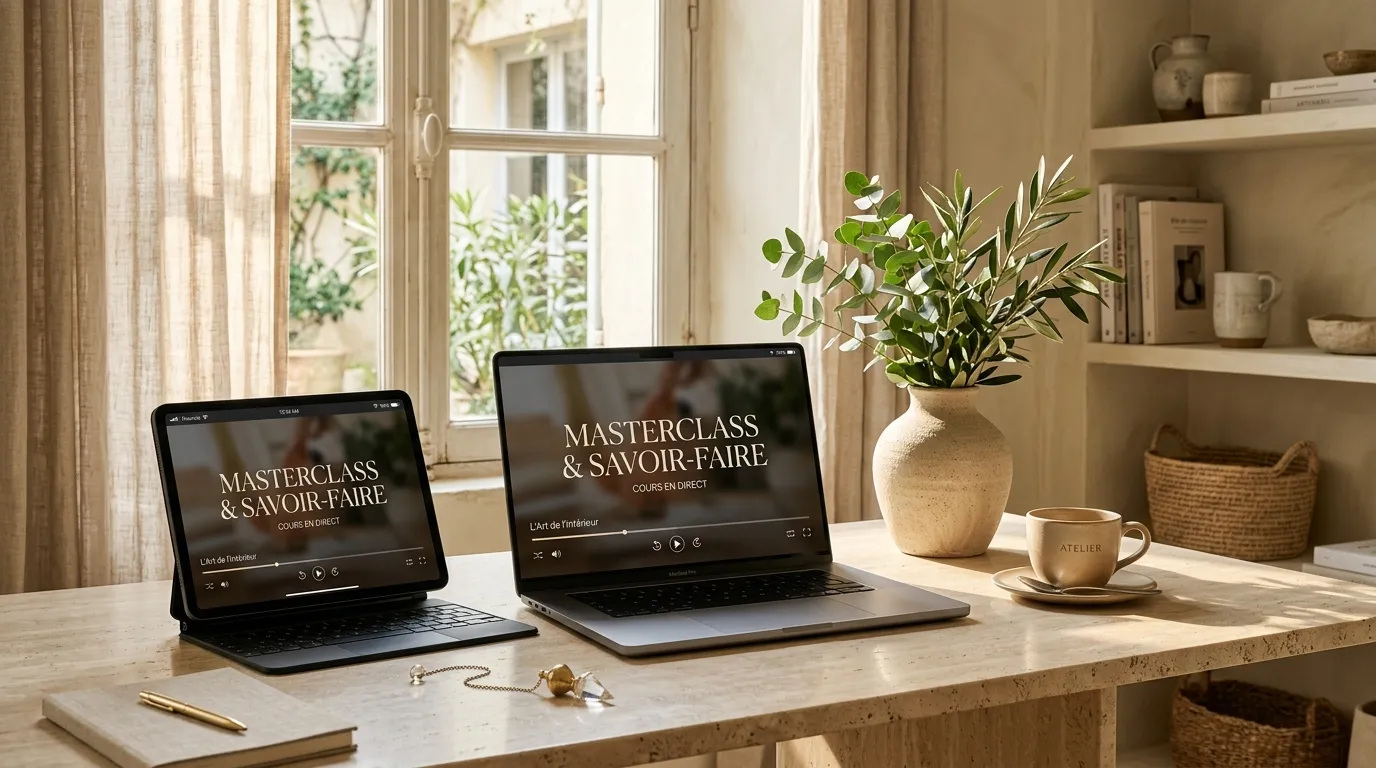 Espace de cours connecté & Masterclass en direct